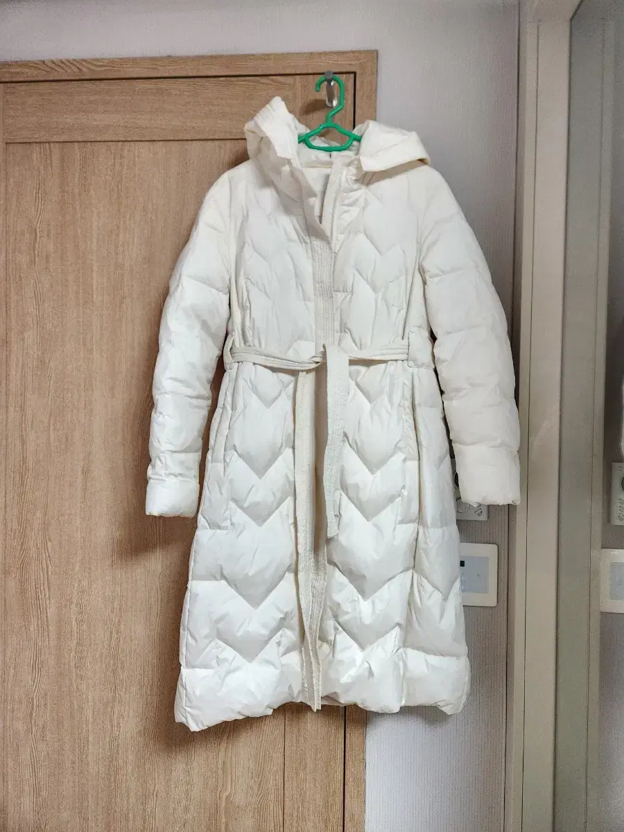 Ivory duck down feather padding belt set