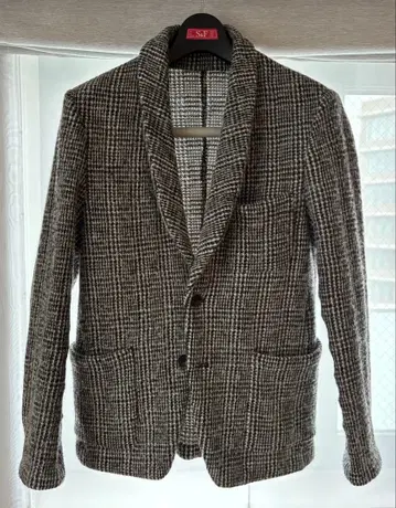 TOMORROWLAND 투모로우랜드 남성용 체크 무늬 자켓 새상품급