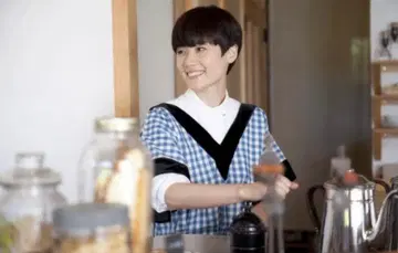 Double maison 벨로아 체크 원피스