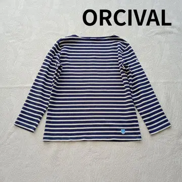 프랑스제 오르치발 보더 티셔츠 네이비