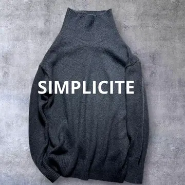 심플리시떼 고급 야크 라쿤 복슬복슬 럭셔리 보틀넥 풀오버