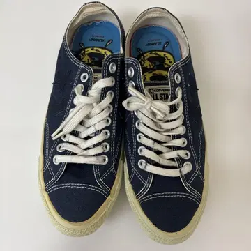 Converse 네이비 캔버스 스니커즈