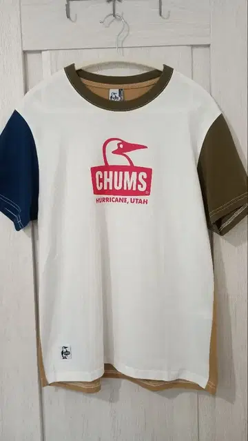 CHUMS T셔츠 M 클레이지 컬러