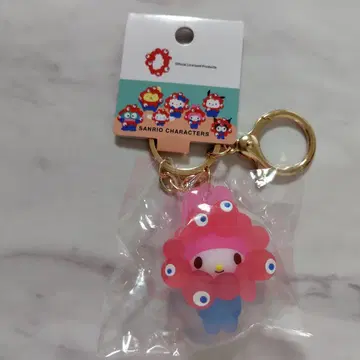 마이멜로디 산리오 미야쿠미야쿠 클리어 컬러 마스코트 키링