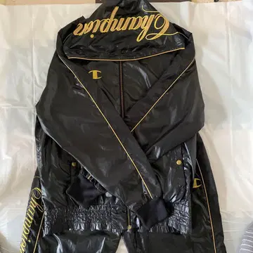 마사토 Champion 콜라보 블랙 골드 셋업