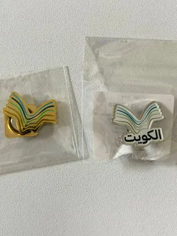 오사카 간사이 만박 2025 EXPO 쿠웨이트 파빌리온 핀 배지 세트