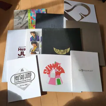Hey! Say! JUMP 팜플렛 10권 & 클리어 파일 7장 세트