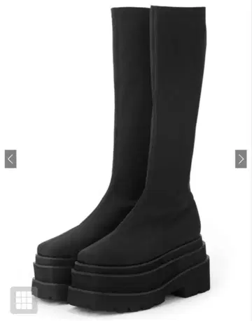 GRL 그레일 스트레치 플랫 통굽 롱 부츠 gd1586