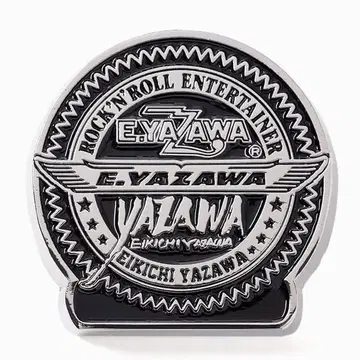 야자와 에이요시 카드 스탠드 (쓰리 로고) 실버