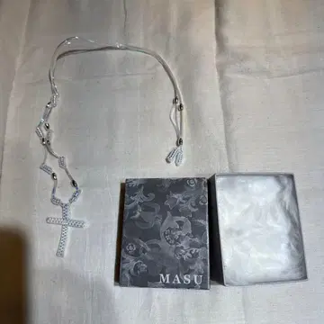 MASU PEARL TAPE ROSARY NECKLACE 목걸이