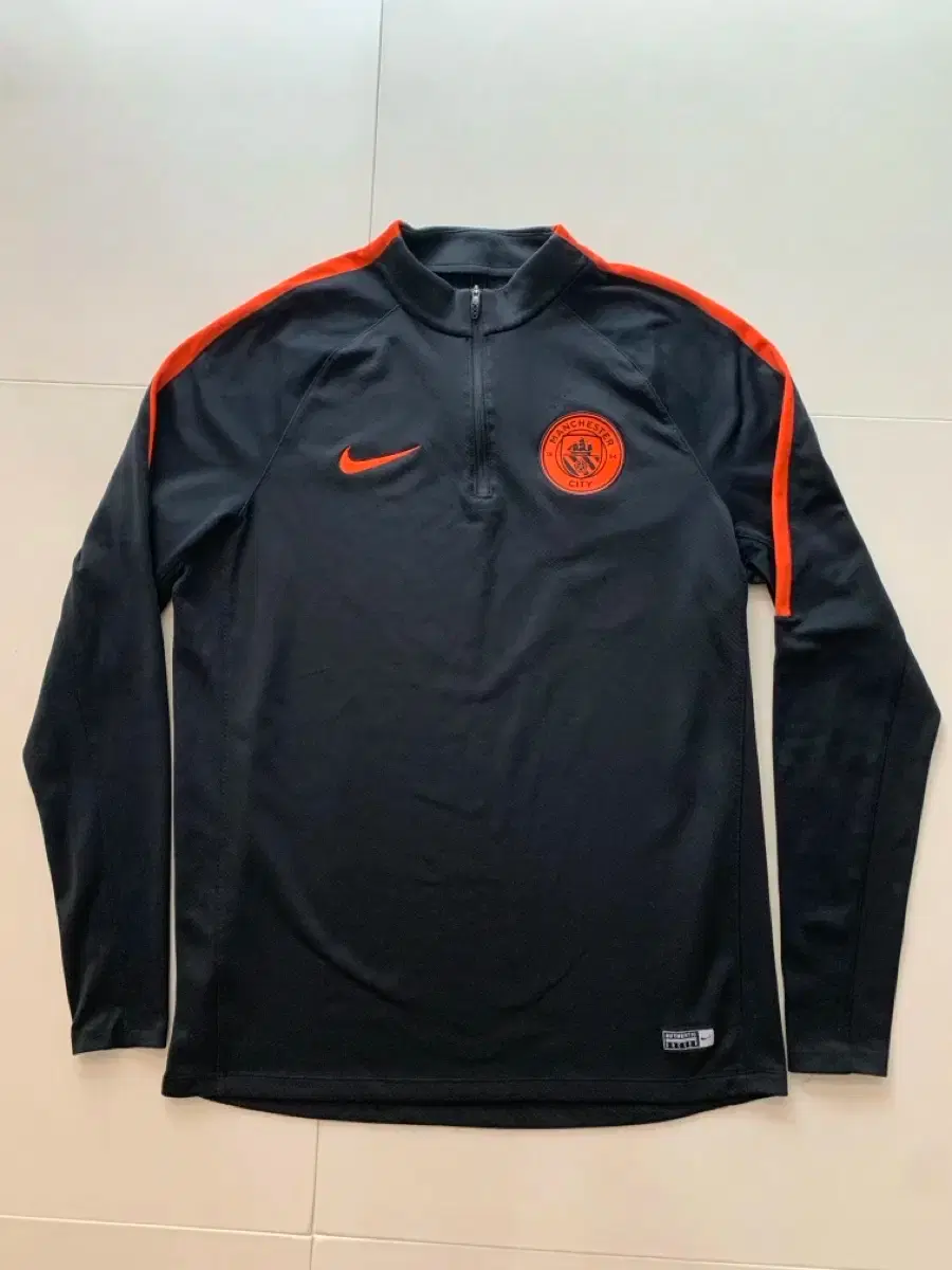Nike Man City Long Sleeve Training Top Black