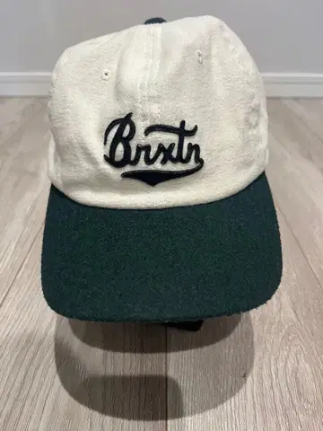 Brixton 야구 모자 크림/다크 그린