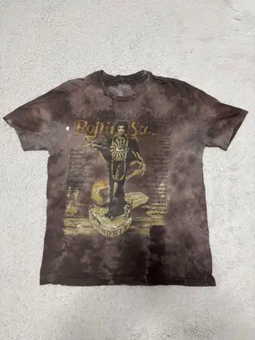 레어 지미 헨 타이다이 T셔츠 롤링스톤지 표지 디자인 가격 협상