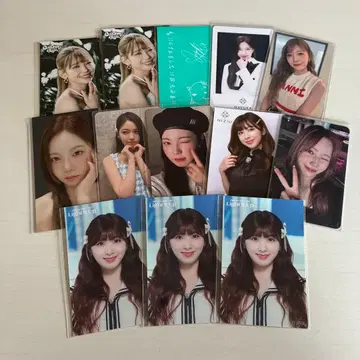 NiziU 아야카 마유카 미이히 트레이딩 카드 스티커 묶음 판매 복권