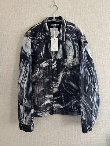 23SS doublet MIRAGE PRINTED DENIM JACKET