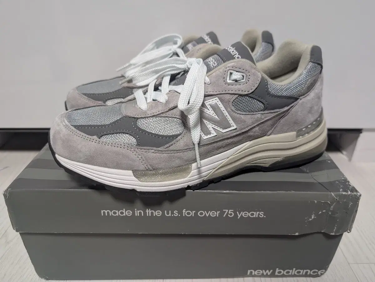 New Balance 992 Made in USA Grey - D Standard 275