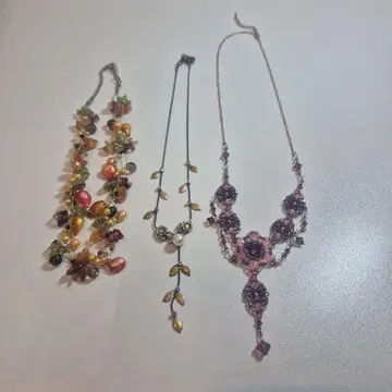 목걸이 비즈 펄