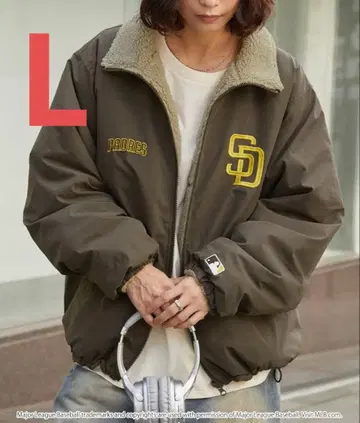 MLB/2WAY 리버서블 드로스트 나일론 x 보아 스탠드 블루종