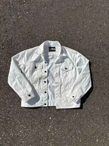 EDWIN 화이트 데님 자켓 XL 사이즈