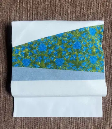 기리바메 나고야 오비 사라사 에도 코몬 순수 실크