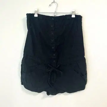 I LOVE H81 블랙 살로펫 [ M ] 베어탑 데님 버튼