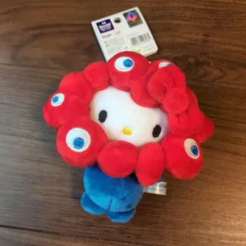 산리오 만박 카라비너 봉제 인형 키링 키티