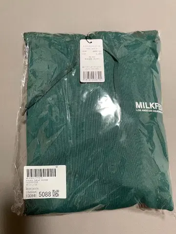 MILKFED. 스텐실 로고 후디 그린