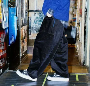 모드 노옴코어 기모 포켓 벌룬 팬츠