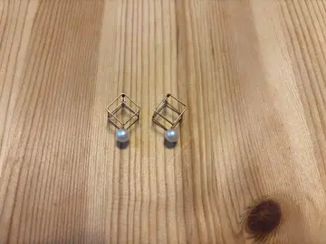 츠츠미 담수 펄 귀걸이 K10YG