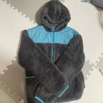 CHUMS 참스 플리스 자켓 그레이/블루 S