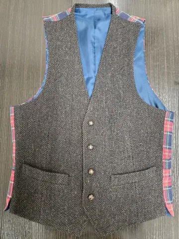 Harris Tweed 수트 베스트 지레 사이즈 M