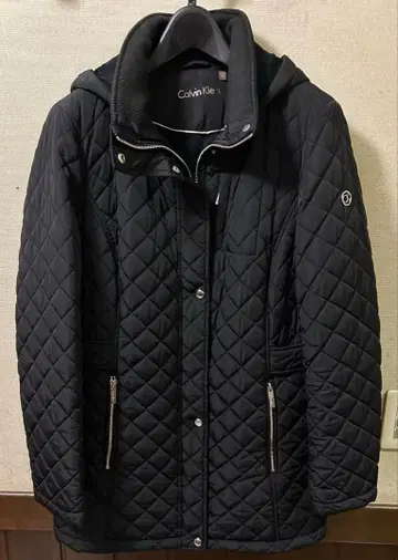[ 최종 가격 인하 ] 캘빈클라인 퀼팅 코트 자켓 속기모
