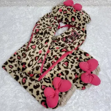 [ 구하기 어려움 ] 디즈니 미니 팬캡 레그 워머 레오파드