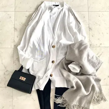 새상품급 파비아나 필리피 현행 모니레 오가닉 코튼 가디건