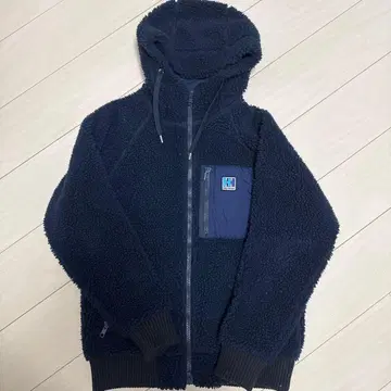 HELLY HANSEN 플리스 자켓 M 네이비 보아 블루종