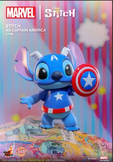 스티치 캡틴 아메리카 피규어