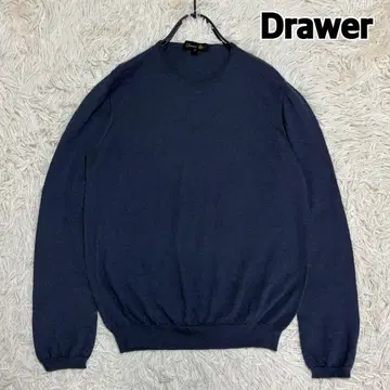 드로어 18G 실크 캐시미어 크루넥 풀오버 니트 얇은 소재