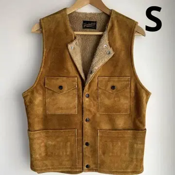 TENDERLOIN 스웨이드 베스트 S 가죽 텐더 로인