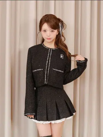 Darich 다리치 스팽글 트위드 자켓