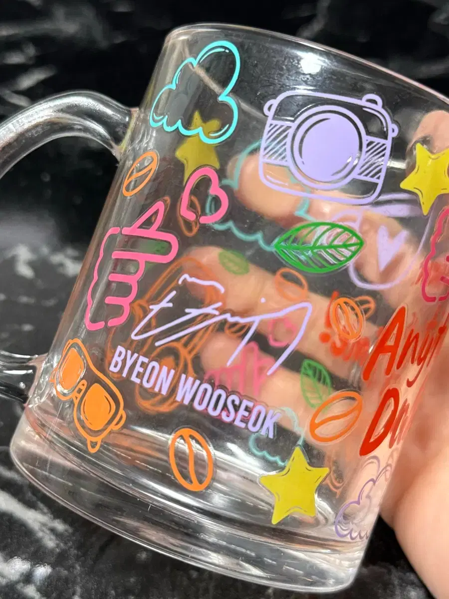 Philippines Dunkin' Byun Wooseok Signed Limited Cup