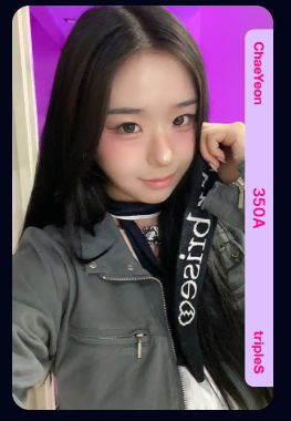 Triples Hachi album Chaeyeon aa350A