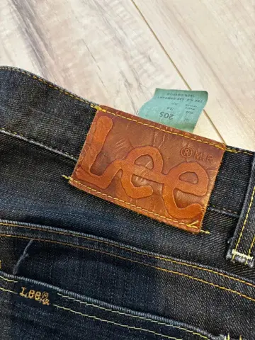 리 205 다크 데님 1970 모델 w34 원 워시