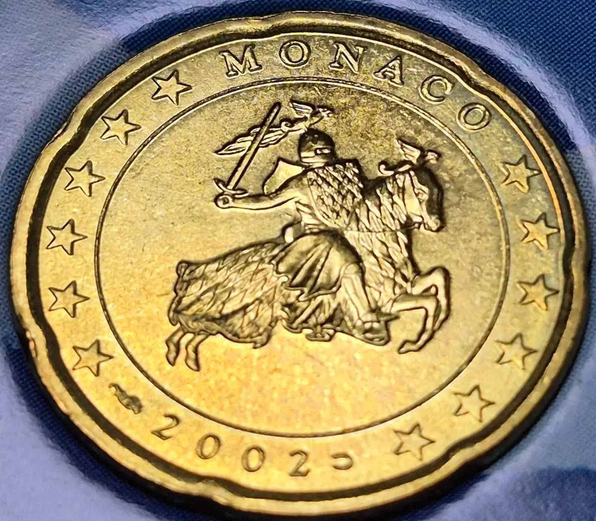 Monaco 2002 coin commemorative coin 20 cents