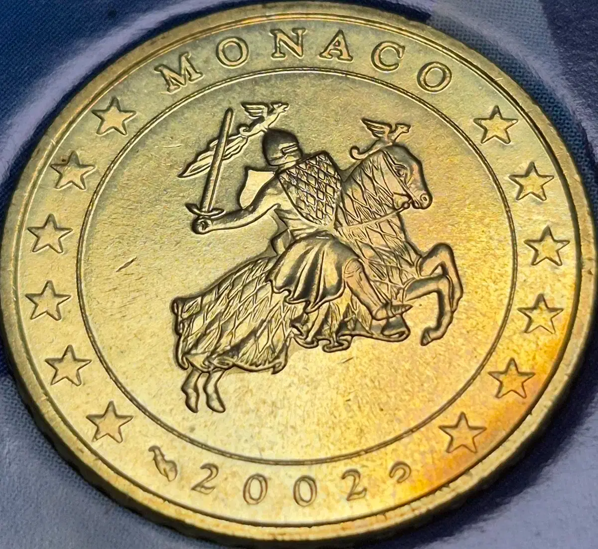 2002 Monaco 50 Euro Cent Coin