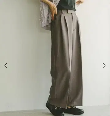 GLOBAL WORK 관리 편한 셋업/와이드 팬츠/587724