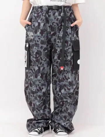 팬디에스타 카모 절개 2WAY 카고 팬츠