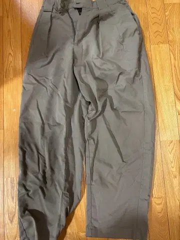 remer loose tuck wide slacks PT 브라운 팬츠