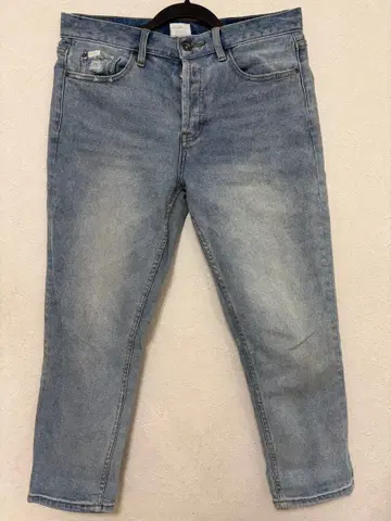 RVCA 크롭 라이트 블루 데님 W30