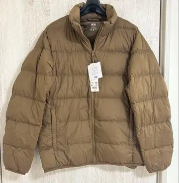 [ 미사용 새상품 M 사이즈 ] 울트라 라이트 다운 자켓 3D 컷 브라운