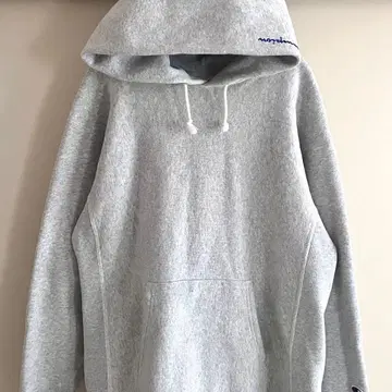 초인기! 챔피온 리버스 위브 파랑 택 후드티